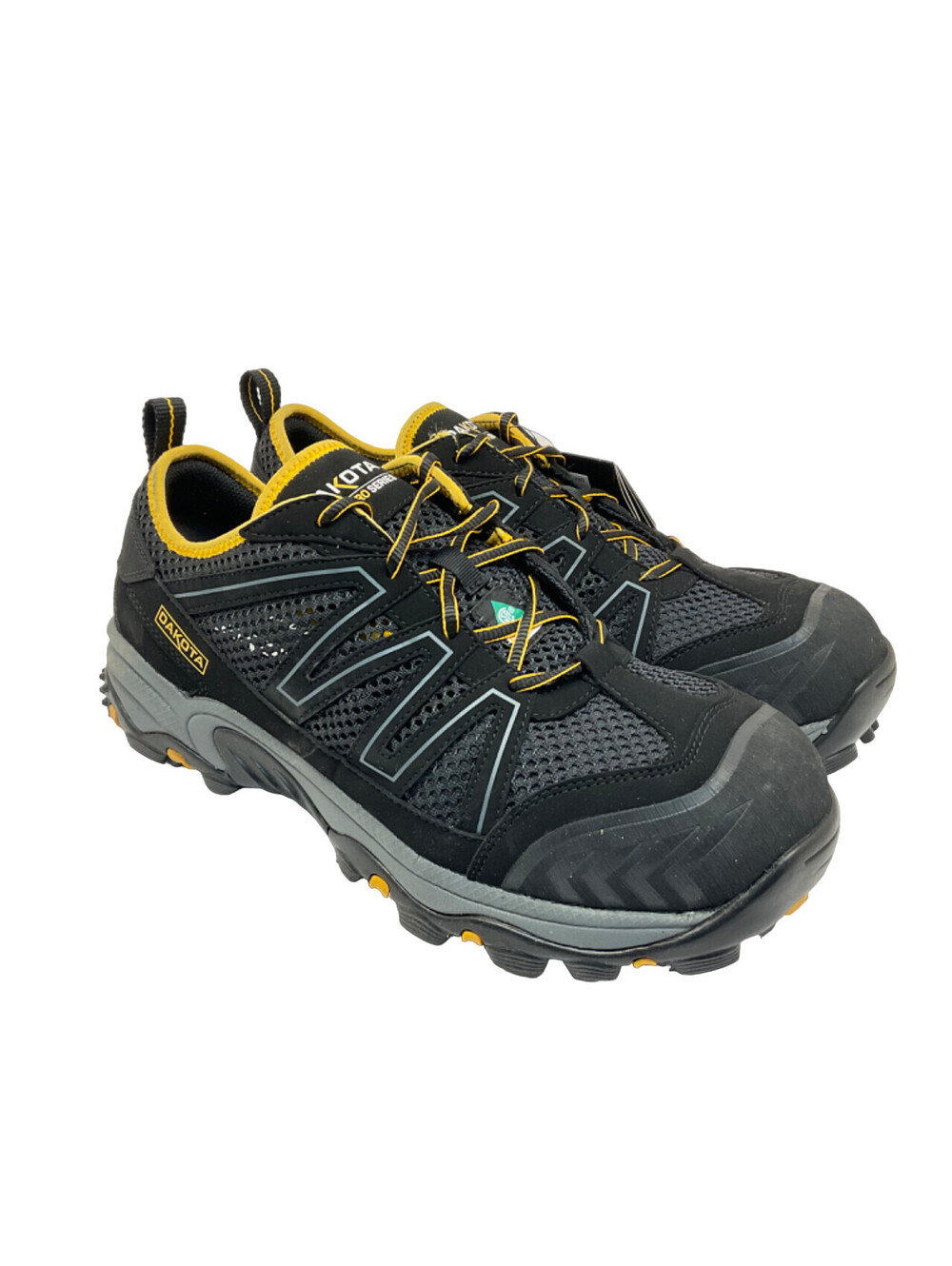 Dakota Men's Low-Cut Aluminum Toe Composite Plate Safety Shoes 2302 Black 10W/L